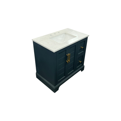 Vanity Art Madison Single Sink 2 Door and Drawer Bathroom Vanity with Top, image 19