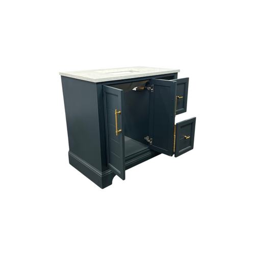 Vanity Art Madison Single Sink 2 Door and Drawer Bathroom Vanity with Top, image 25