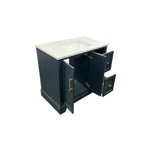 Vanity Art Madison Single Sink 2 Door and Drawer Bathroom Vanity with Top, image 26