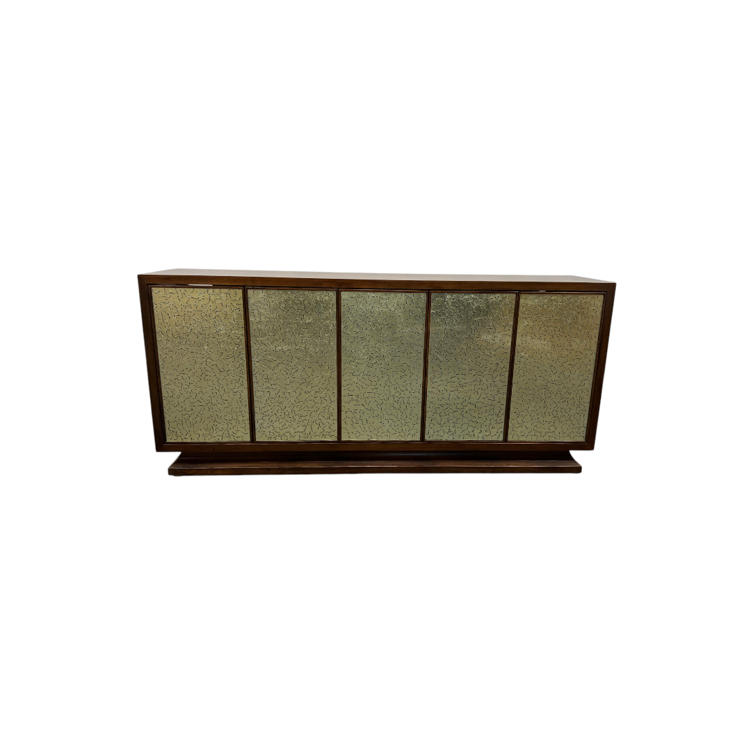 Hooker Furniture Melange Lloyds Leopard Entertainment Credenza - Medium Wood