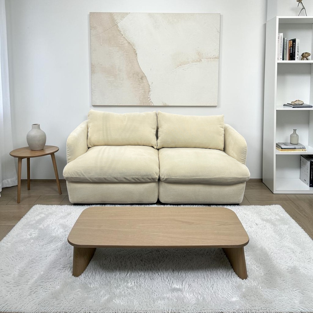 Castlery Ollie Storage Sofa, Cream
