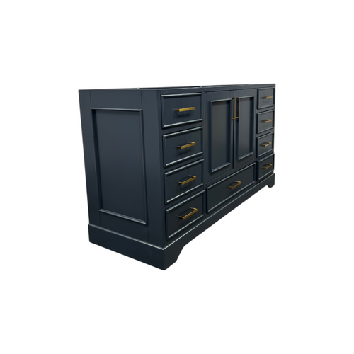 Ariel Bath Stafford 60 Inch Single Sink Base Cabinet In Midnight Blue, image 18