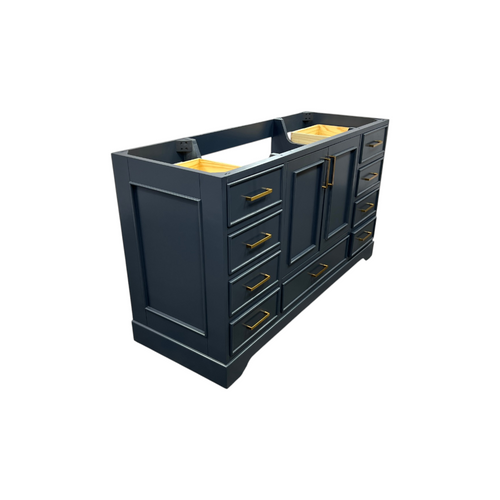 Ariel Bath Stafford 60 Inch Single Sink Base Cabinet In Midnight Blue, image 19