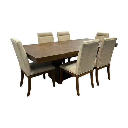Latitude Run Jaquelyn Extendable Trestle Dining Set, image 2