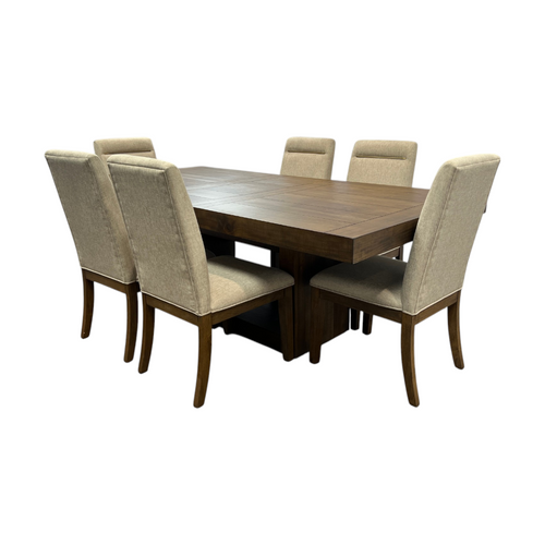 Latitude Run Jaquelyn Extendable Trestle Dining Set, image 4
