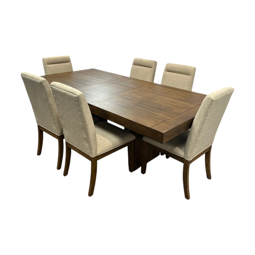 Latitude Run Jaquelyn Extendable Trestle Dining Set, image 5