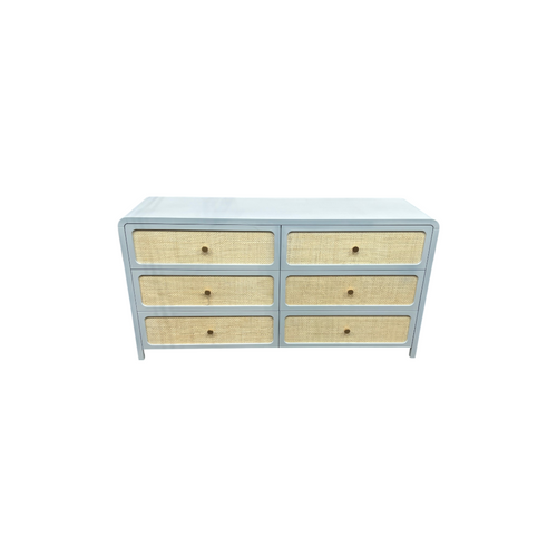 TOV Furniture Patty Rattan 6 Drawer Dresser, image 3