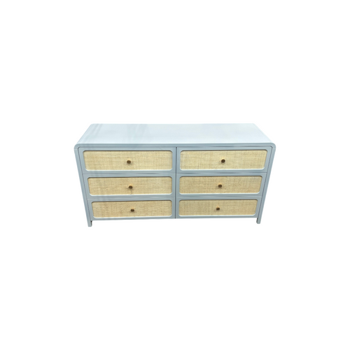 TOV Furniture Patty Rattan 6 Drawer Dresser, image 4