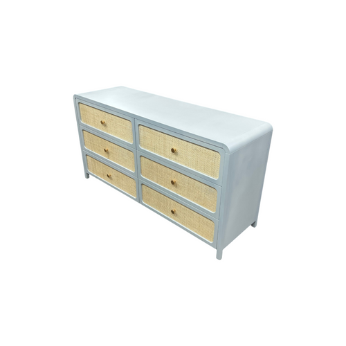 TOV Furniture Patty Rattan 6 Drawer Dresser, image 6