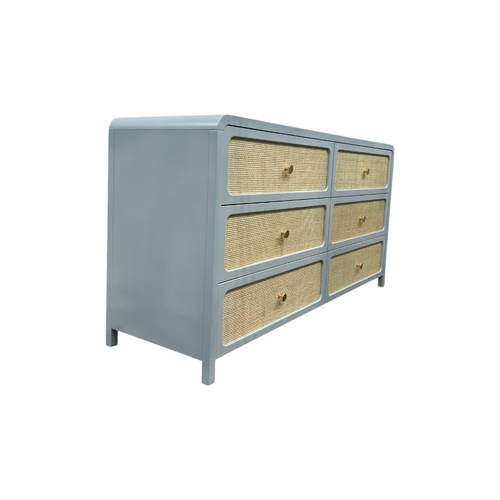 TOV Furniture Patty Rattan 6 Drawer Dresser, image 13