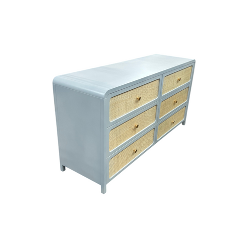 TOV Furniture Patty Rattan 6 Drawer Dresser, image 14