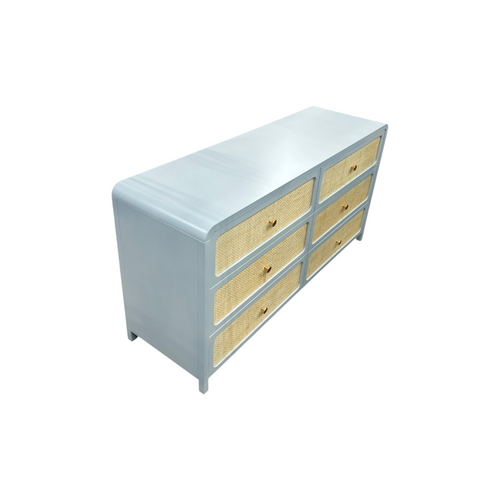 TOV Furniture Patty Rattan 6 Drawer Dresser, image 15