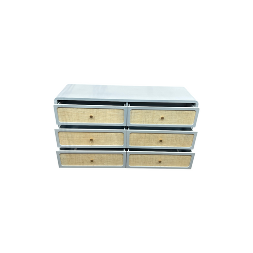 TOV Furniture Patty Rattan 6 Drawer Dresser, image 18