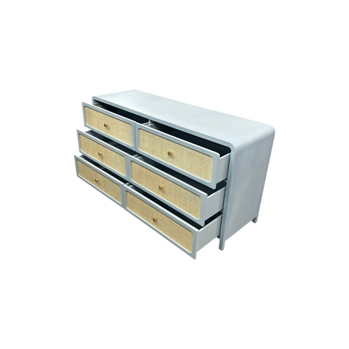 TOV Furniture Patty Rattan 6 Drawer Dresser, image 20