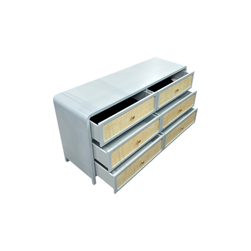 TOV Furniture Patty Rattan 6 Drawer Dresser, image 23
