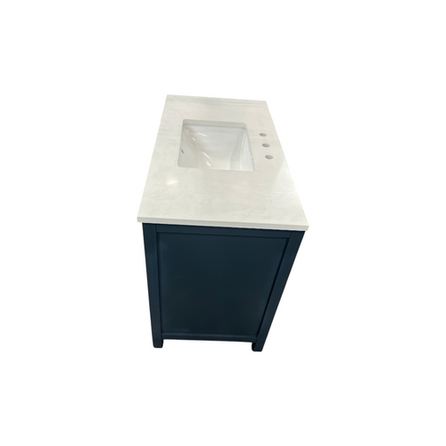 Sudio Design Cooper Vintage Blue Vanity with Ariston White Top, image 8