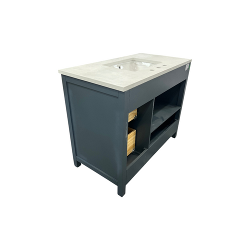 Sudio Design Cooper Vintage Blue Vanity with Ariston White Top, image 10
