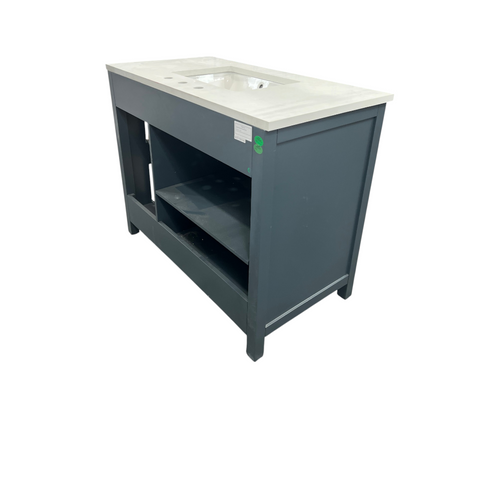 Sudio Design Cooper Vintage Blue Vanity with Ariston White Top, image 15