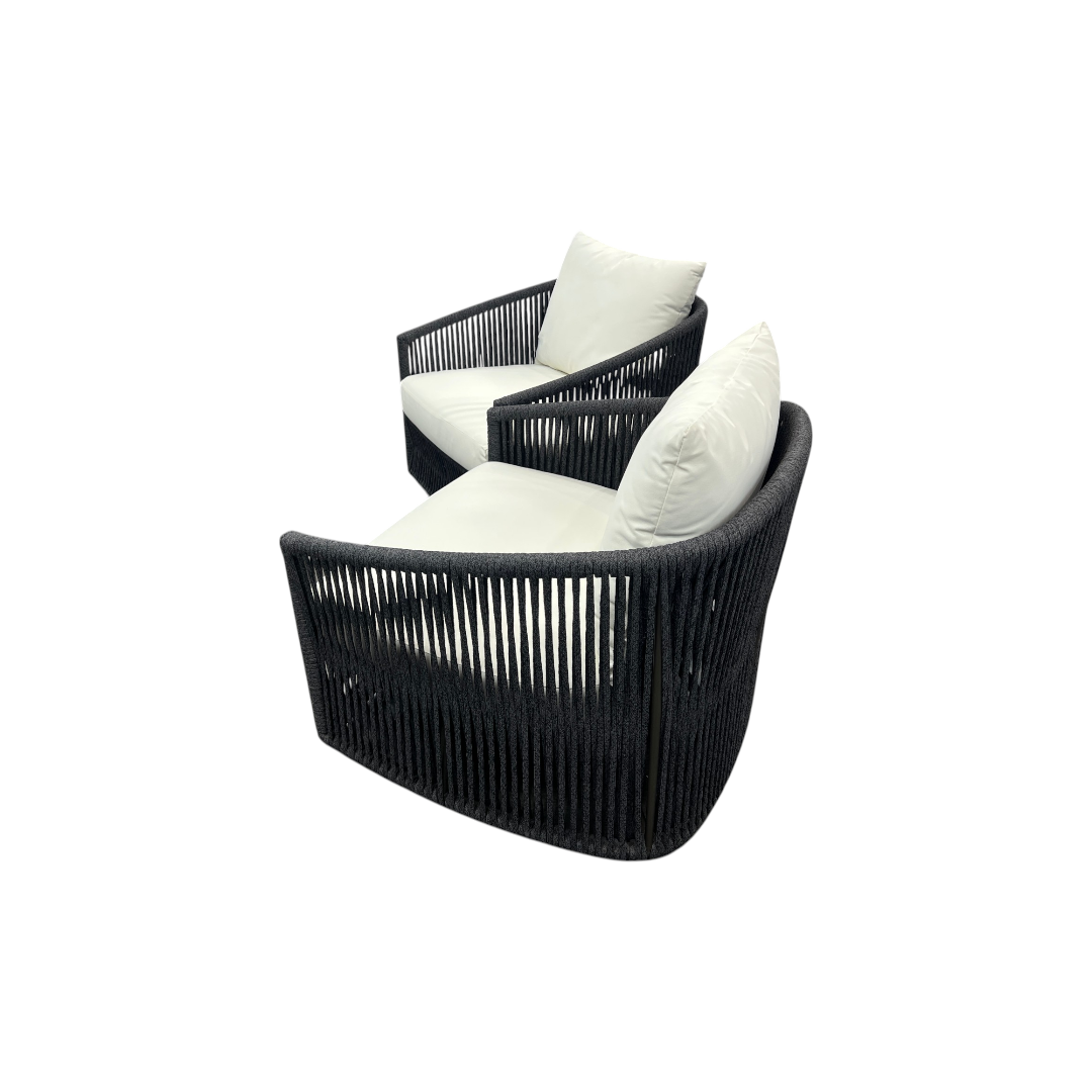 Four Hands Porto Outdoor Swivel Chair Set of 2