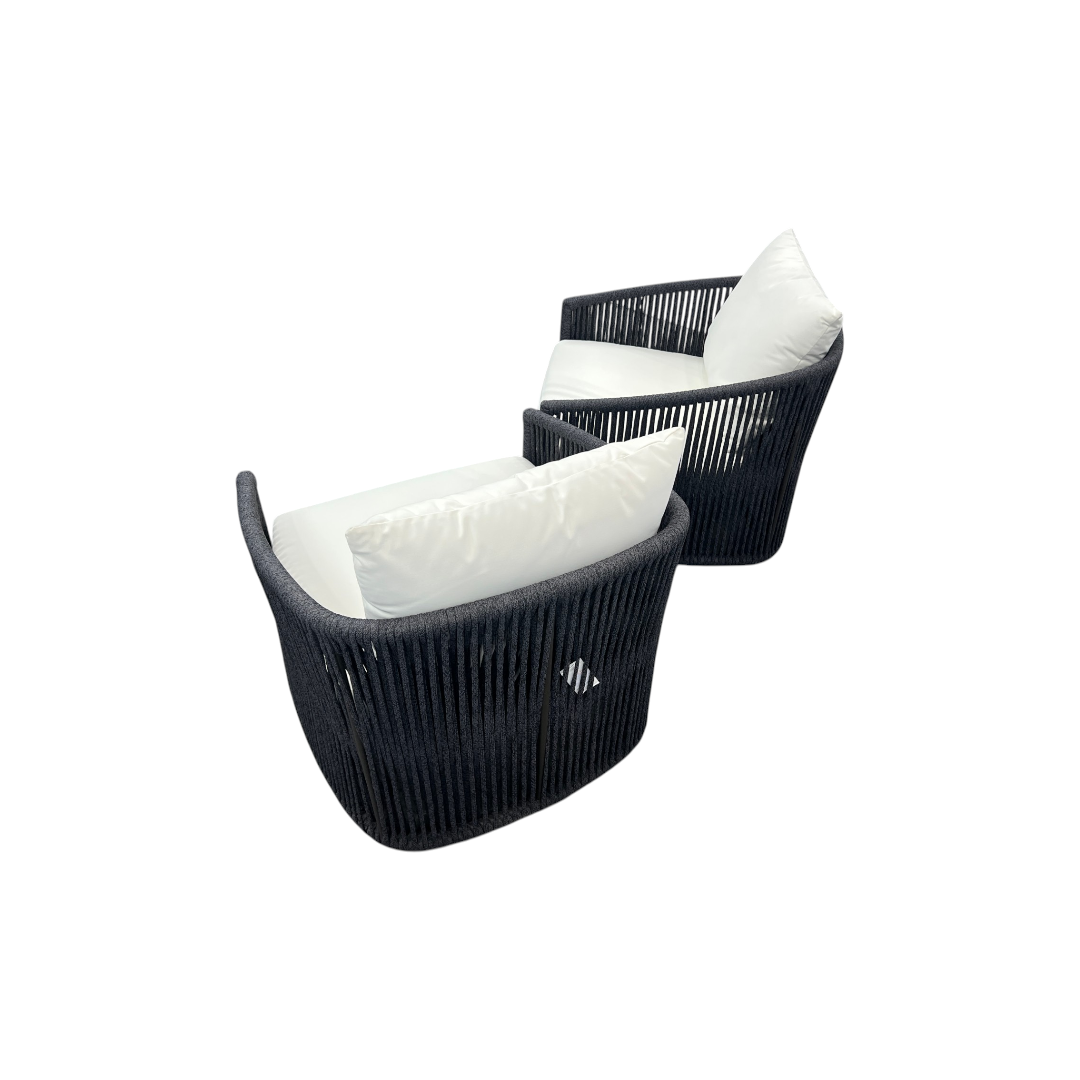 Four Hands Porto Outdoor Swivel Chair Set of 2