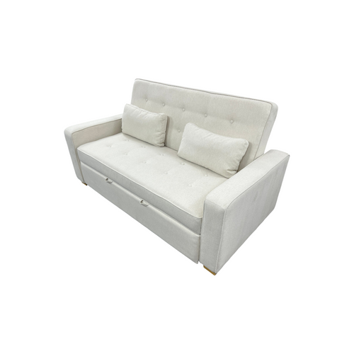 Serta Monroe Queen Square Arm Tufted Back Convertible Sleeper Sofa with Cushions, image 4
