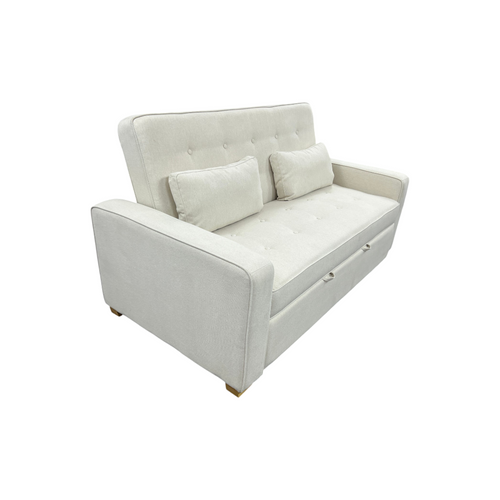 Serta Monroe Queen Square Arm Tufted Back Convertible Sleeper Sofa with Cushions, image 8