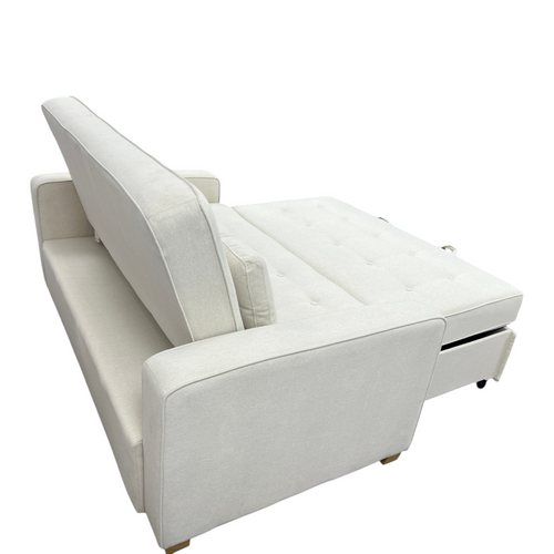 Serta Monroe Queen Square Arm Tufted Back Convertible Sleeper Sofa with Cushions, image 9