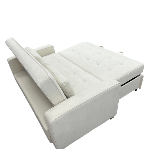 Serta Monroe Queen Square Arm Tufted Back Convertible Sleeper Sofa with Cushions, image 10
