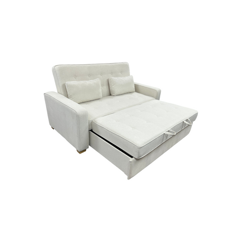 Serta Monroe Queen Square Arm Tufted Back Convertible Sleeper Sofa with Cushions, image 12