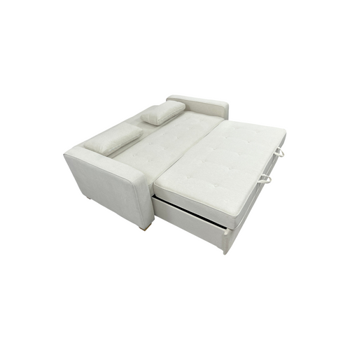 Serta Monroe Queen Square Arm Tufted Back Convertible Sleeper Sofa with Cushions, image 18