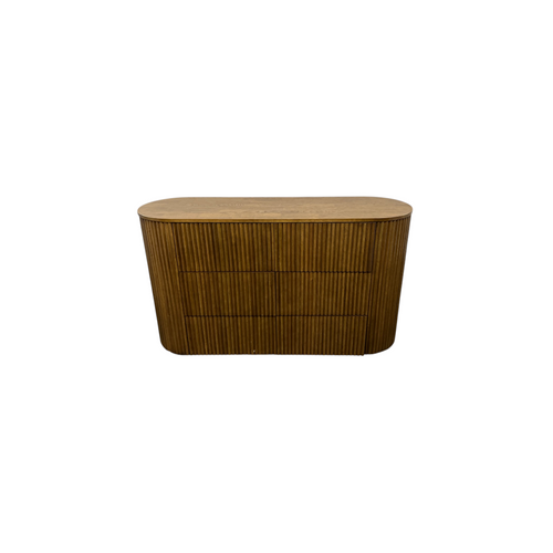 Latitude Run Ellison Fluted Solid Wood Dresser, Fully Assembled, image 2