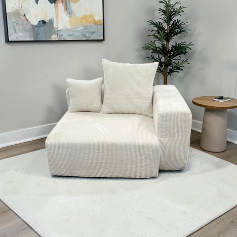 Latitude Run Nikodemos Corduroy Slipper Chair