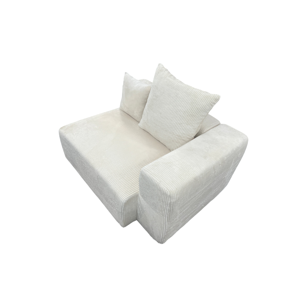 Latitude Run Nikodemos Corduroy Slipper Chair
