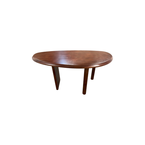 Loon Peak Brown Unique Shape Solid Wood Pine Wood Dining Table, image 4