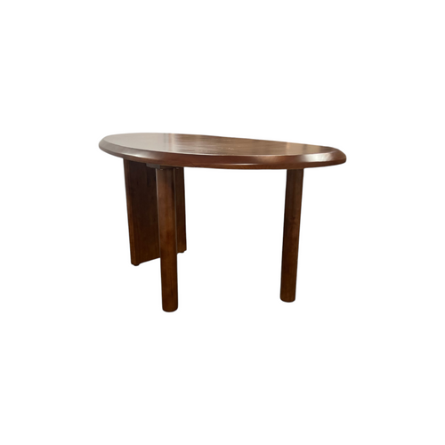 Loon Peak Brown Unique Shape Solid Wood Pine Wood Dining Table, image 6