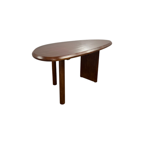 Loon Peak Brown Unique Shape Solid Wood Pine Wood Dining Table, image 10