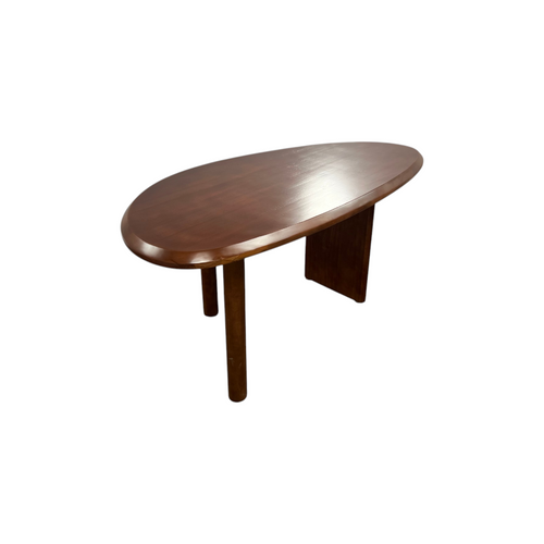 Loon Peak Brown Unique Shape Solid Wood Pine Wood Dining Table, image 11