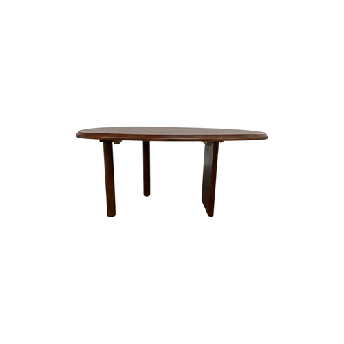 Loon Peak Brown Unique Shape Solid Wood Pine Wood Dining Table, image 12