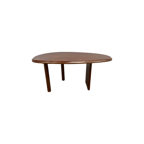 Loon Peak Brown Unique Shape Solid Wood Pine Wood Dining Table, image 13