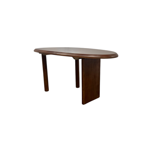Loon Peak Brown Unique Shape Solid Wood Pine Wood Dining Table, image 15