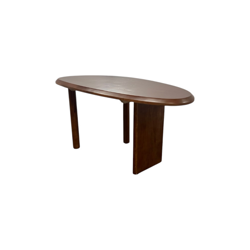Loon Peak Brown Unique Shape Solid Wood Pine Wood Dining Table, image 16