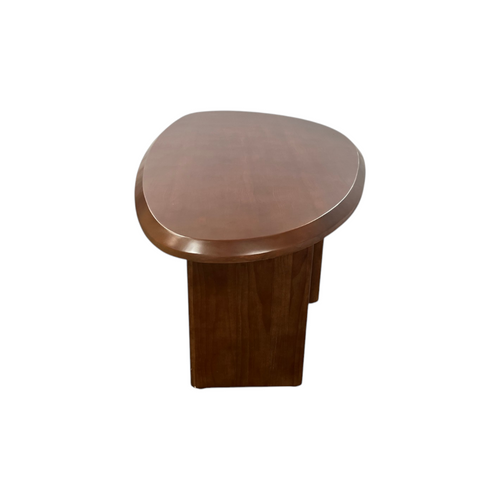Loon Peak Brown Unique Shape Solid Wood Pine Wood Dining Table, image 19