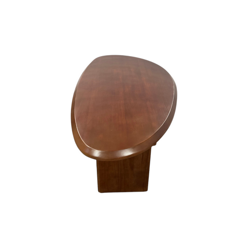 Loon Peak Brown Unique Shape Solid Wood Pine Wood Dining Table, image 20