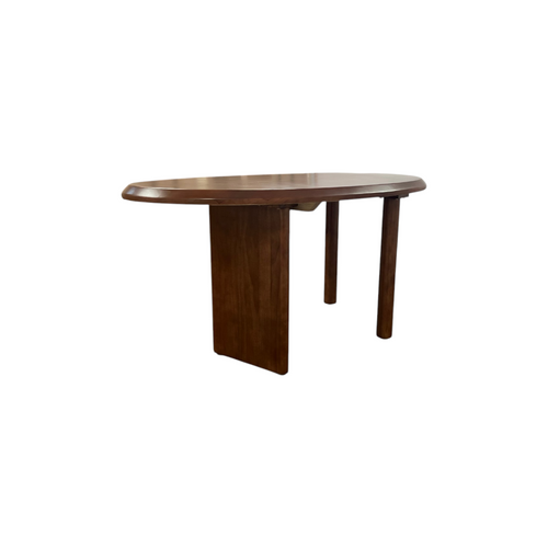 Loon Peak Brown Unique Shape Solid Wood Pine Wood Dining Table, image 21