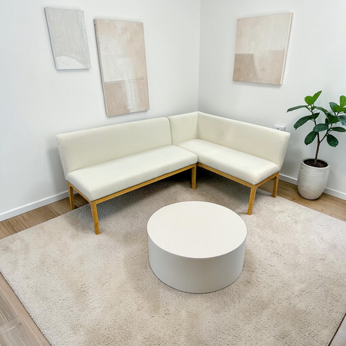 Castlery Elliot Performance Fabric L-Shape Banquette, image 1