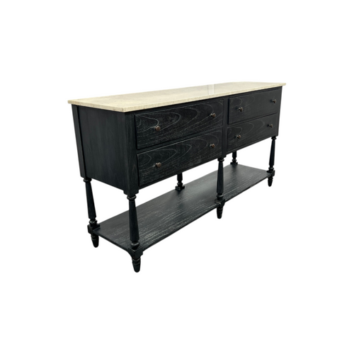 Birch Lane Aberdale 4 Drawer Sideboard with Marble Top, image 8