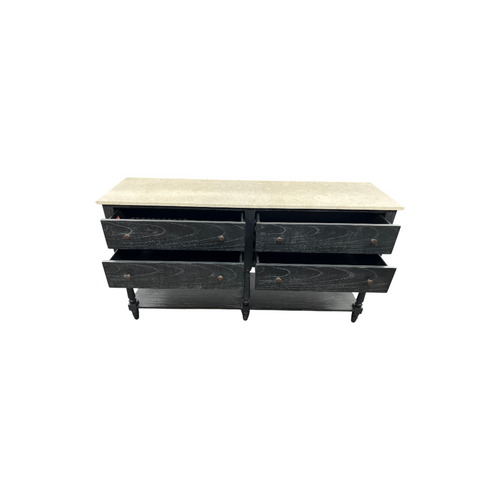 Birch Lane Aberdale 4 Drawer Sideboard with Marble Top, image 11