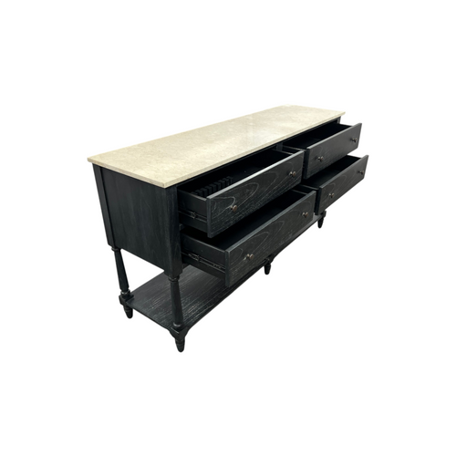 Birch Lane Aberdale 4 Drawer Sideboard with Marble Top, image 12