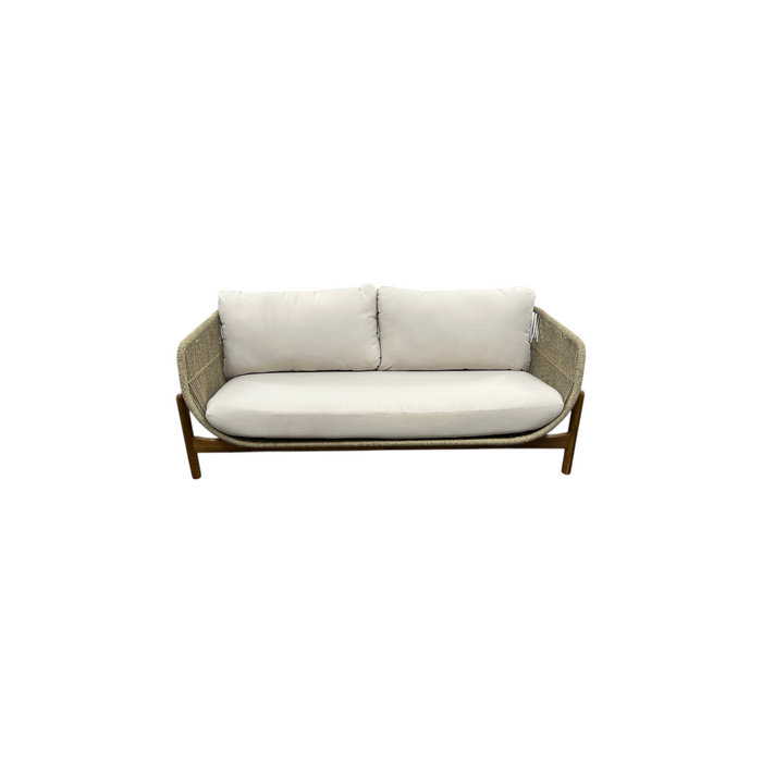 George Oliver Lyal Wood Patio Loveseat, image 3