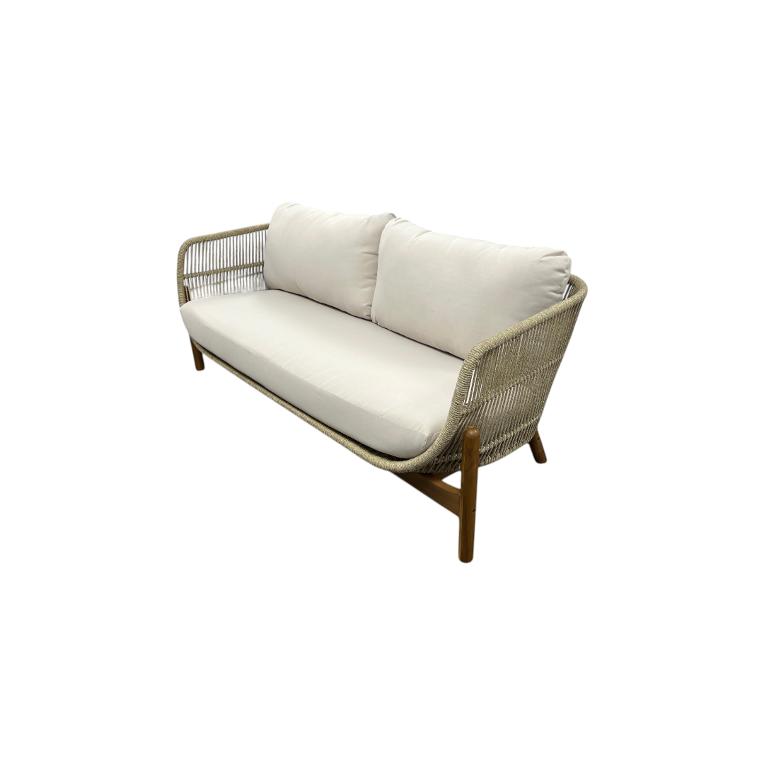 George Oliver Lyal Wood Patio Loveseat